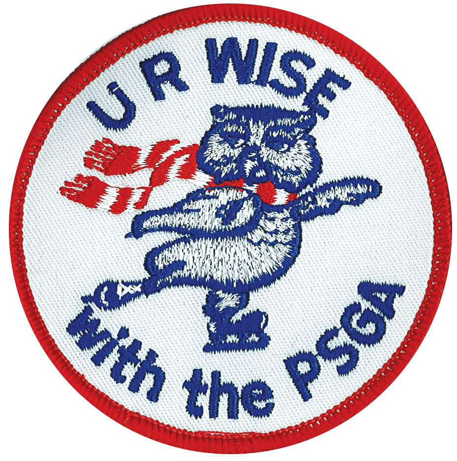 U R Wise with the PSGA iron-on Patch