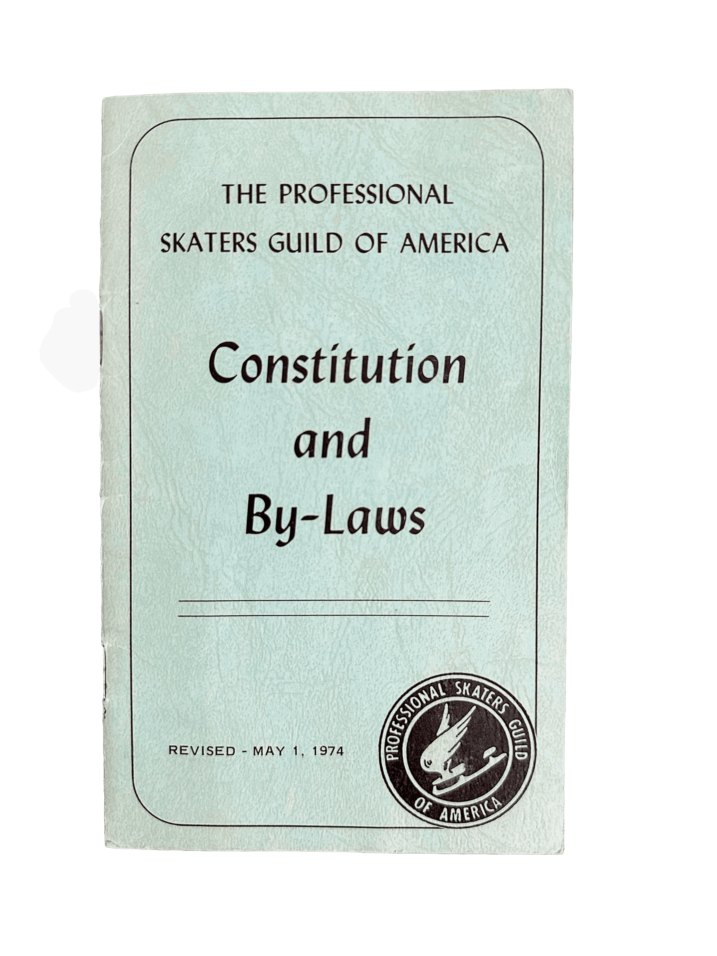 PSGA Constitutions and bylaws pamphletfront cover